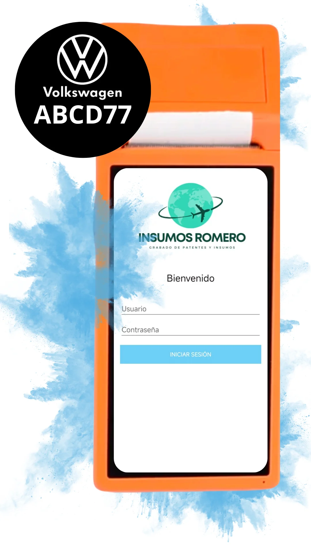 Máquina de grabado de patentes profesional para Ley 21.601 en Chile